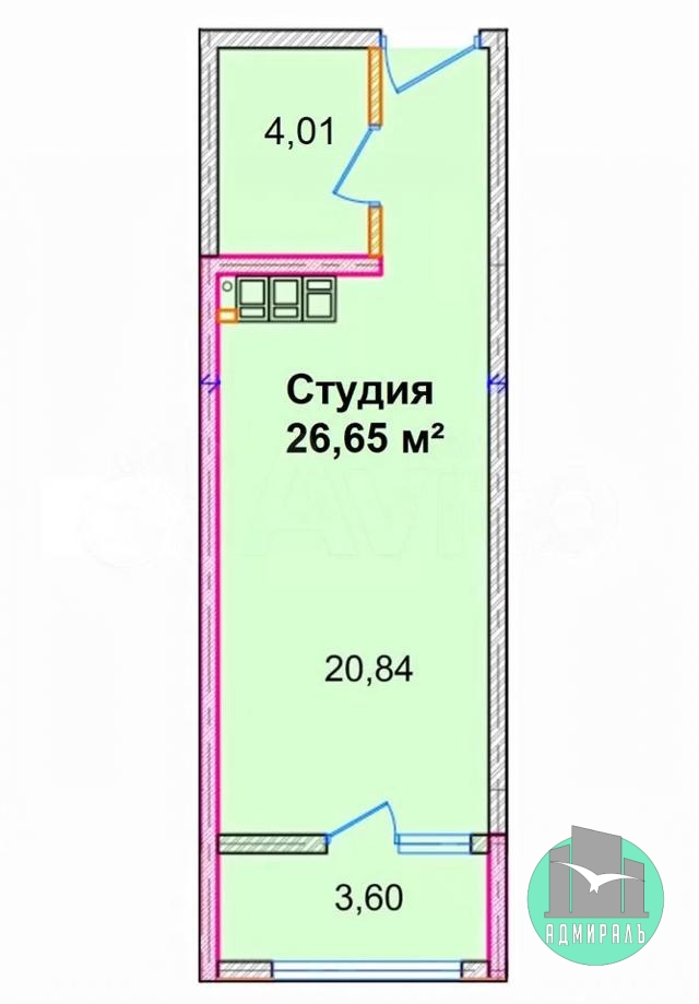 Продажа новостройки, Новороссийск, Ручейная улица,  д.1